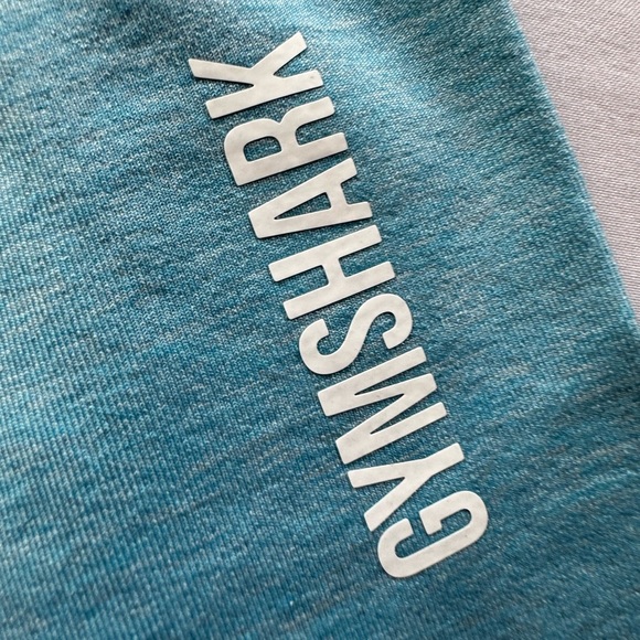 Gymshark Teal and White ombré Shorts size M - Picture 3 of 6